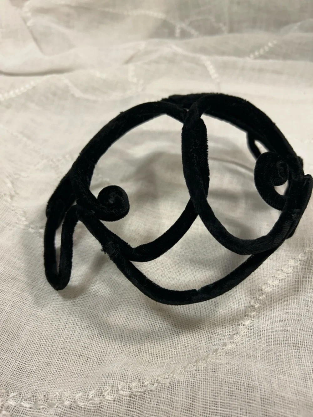 Vintage cage headpiece halo piece - Picture 3 of 6